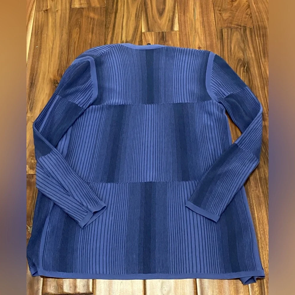 Lafayette 148 Open Front Cardigan Sweater Cotton Viscose Size S